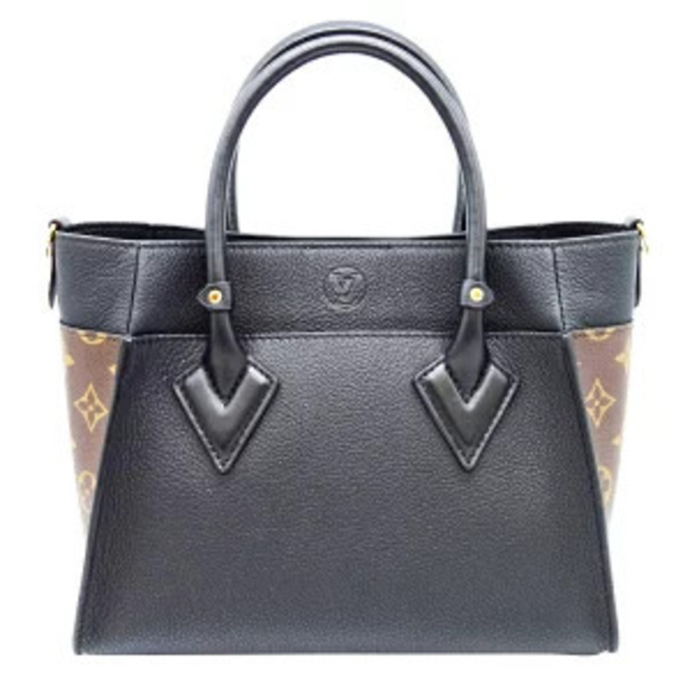 LOUIS VUITTON Onmaside Monogram Shoulder Handbag Brown Black - Picture 2 of 7